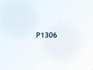 Meaning of Obd2 Code P1306